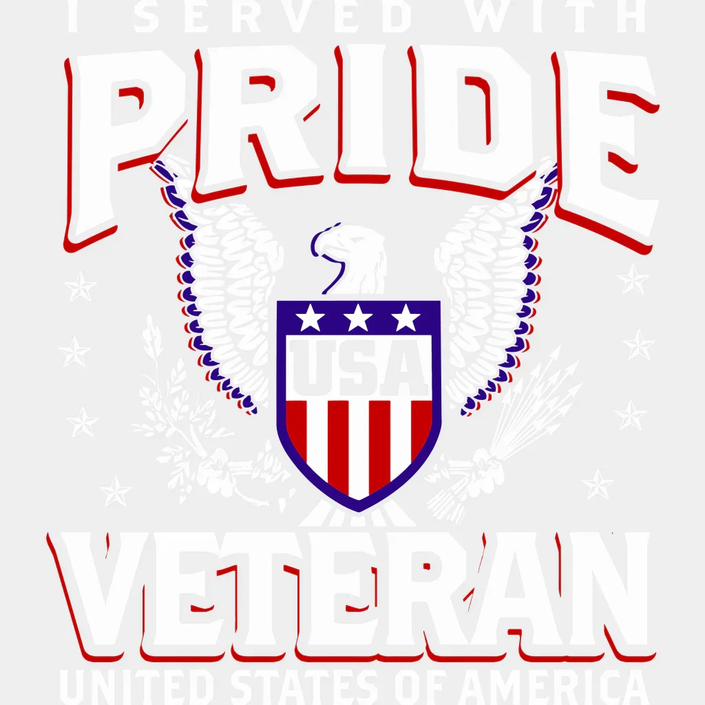 I Served With Pride - Army DTF Transfer - Image 2