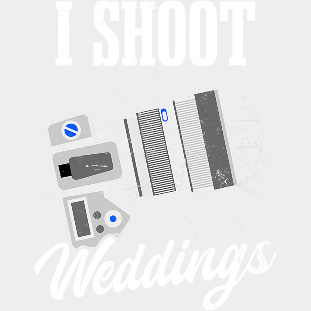 I Shoot Weddings - Photography DTF Transfers - Image 2