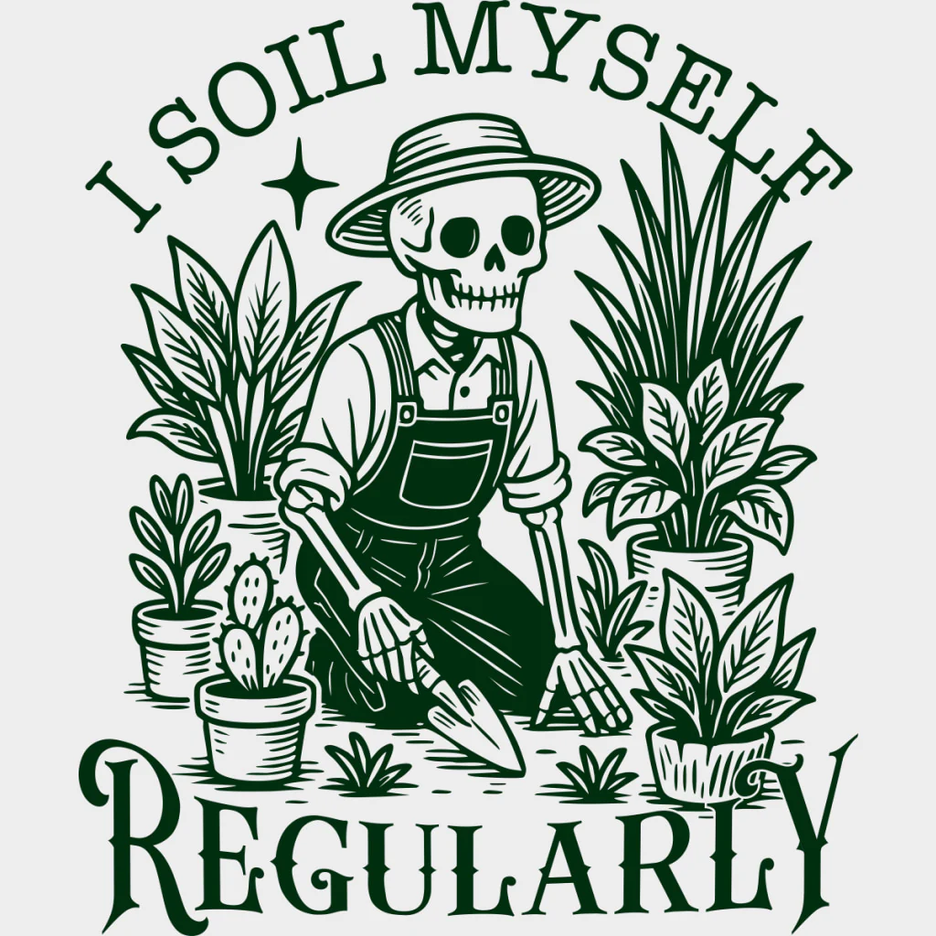 I Soil Myself Regularly - Plants DTF Transfers - Image 3
