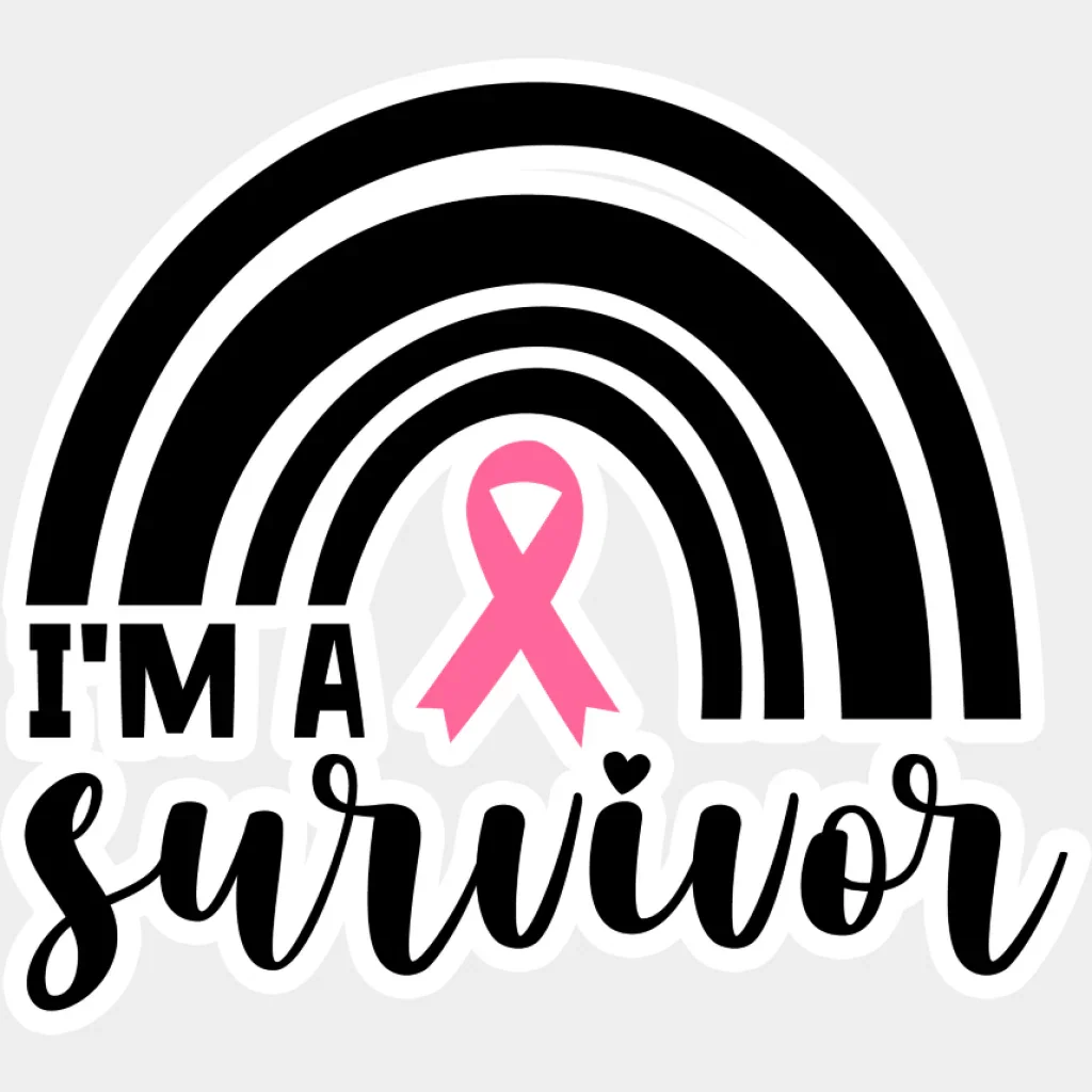I'm A Survivor Rainbow - Cancer DTF Transfer - Image 2