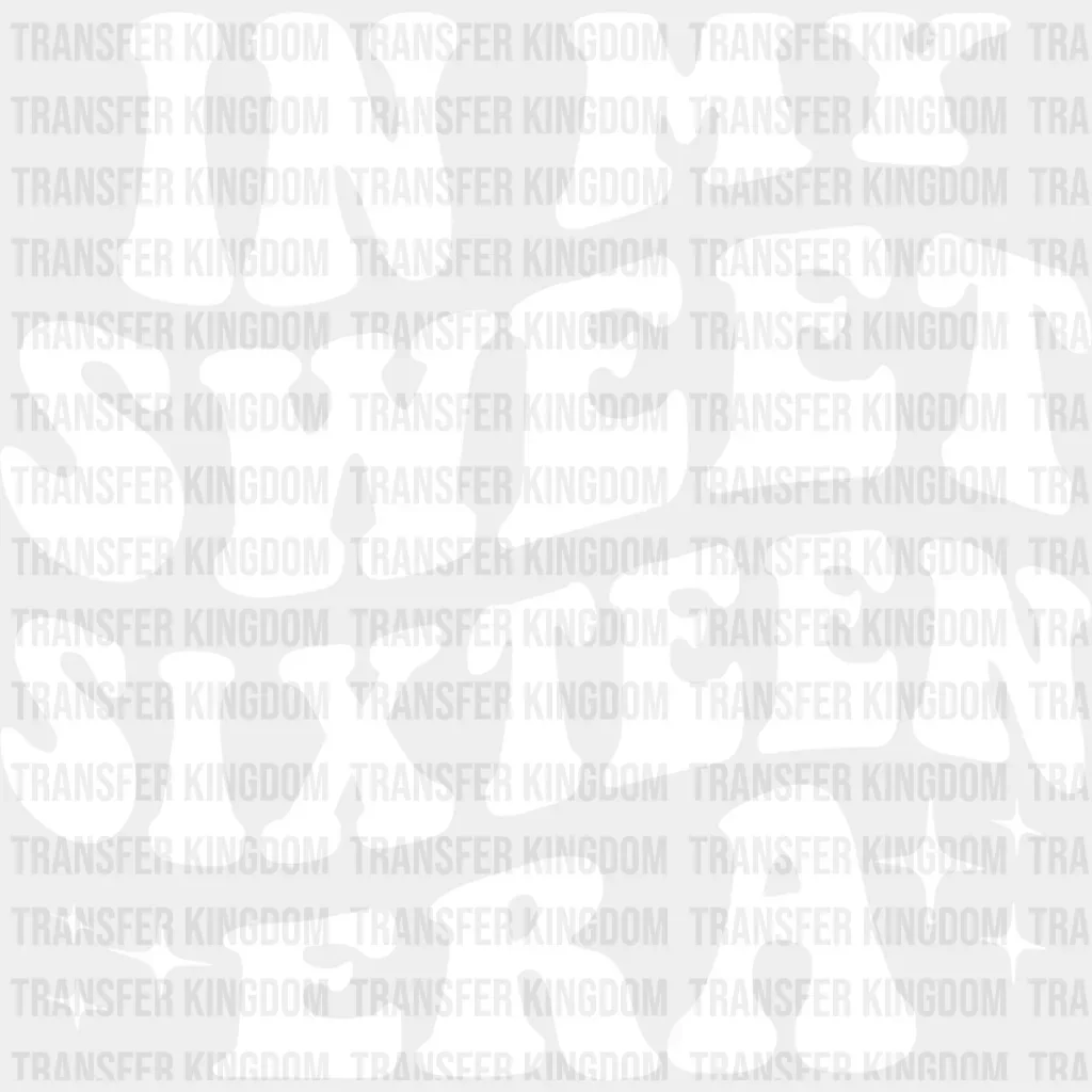 In My Sweet Sixteen Era Woobly - Sweet 16 DTF heat transfer - Image 2