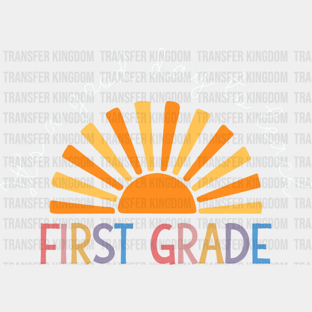 Its A Good Day To Teach First Grade 100 Days Of School Design - DTF heat transfer - Image 2