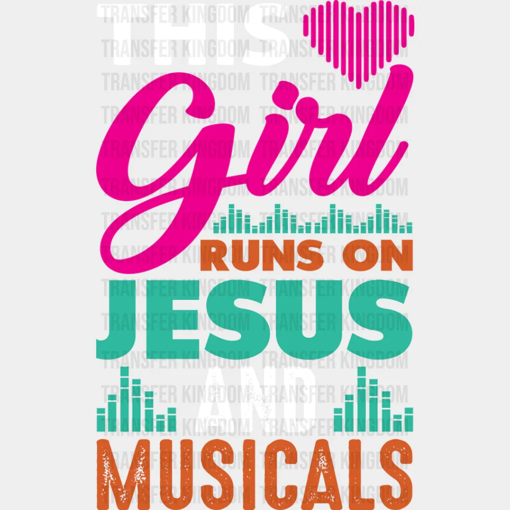 Jesus And Musicals - Singing DTF Heat Transfer - Image 2