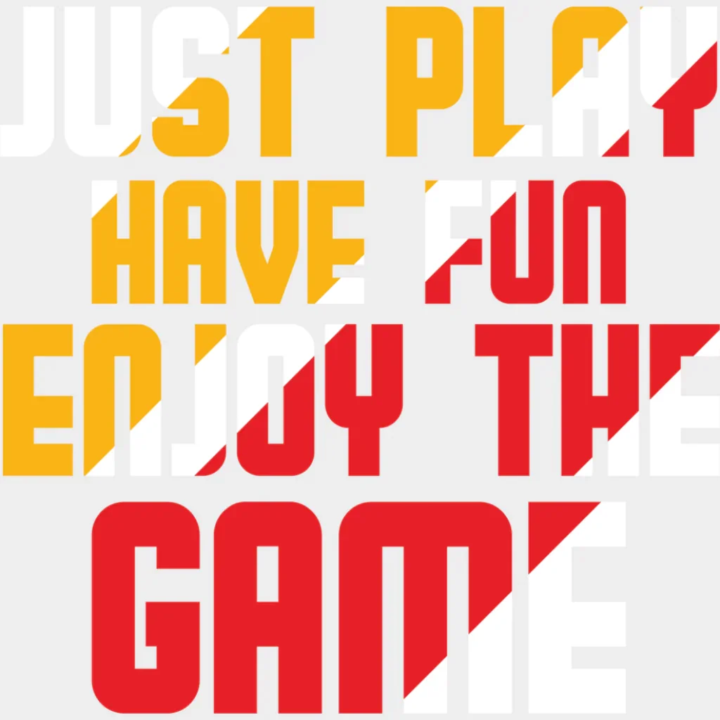 Just Play Have Fun Enjoy The Game - Golf DTF Heat Transfer - Image 2