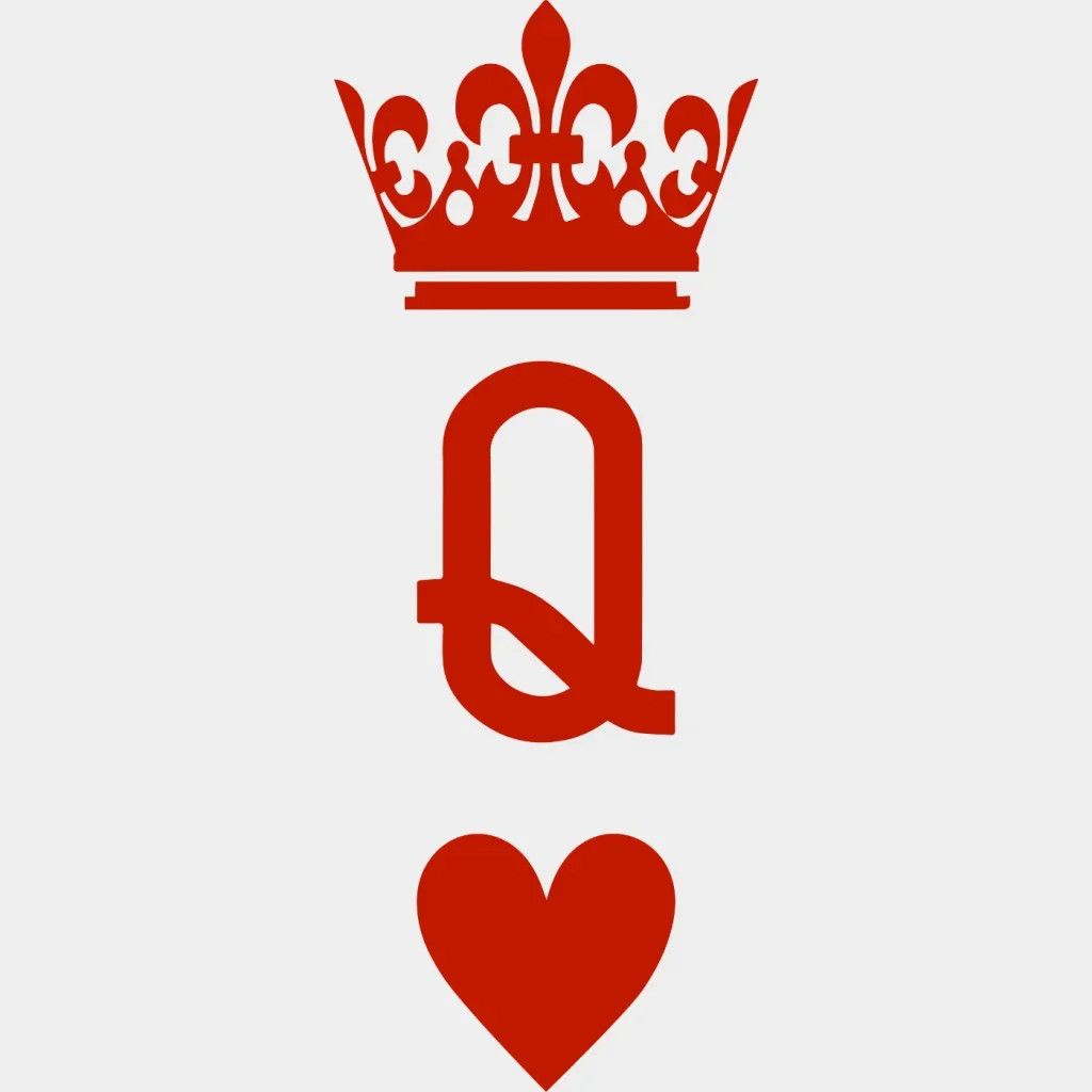 King and Queen - Spades and Heart Couple Matching Design - DTF heat transfer - Image 2