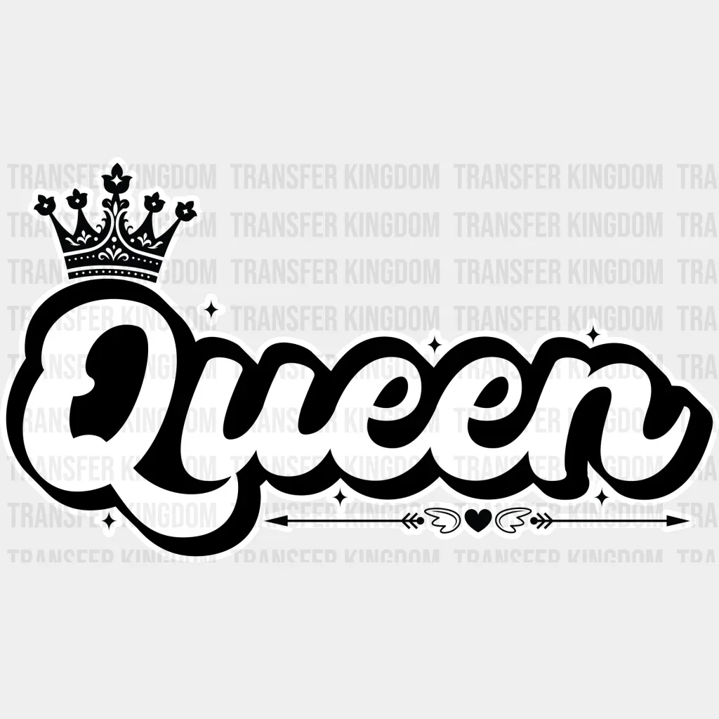 King and Queen Crown - King-Queen DTF heat transfer - Image 2