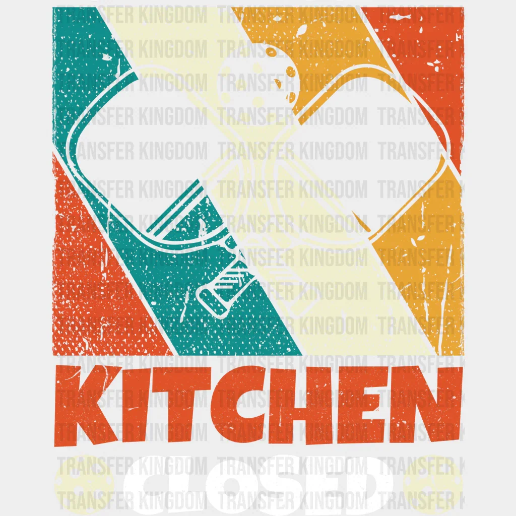 Kitchen Closed B&W - Pickleball DTF Heat Transfer - Image 2
