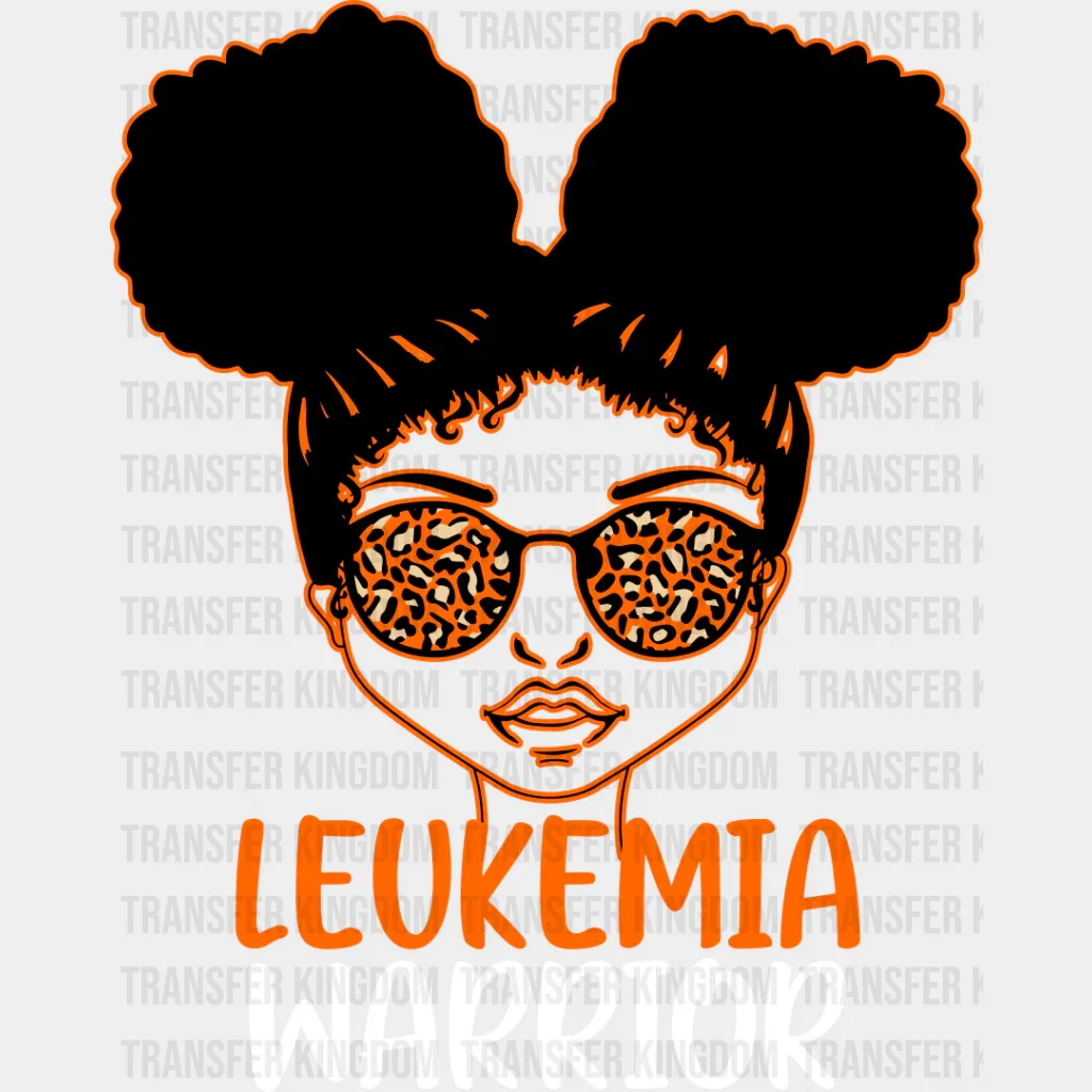 Leukemia Warrior Sunglasses Design - Leukemia DTF heat transfer - Image 2