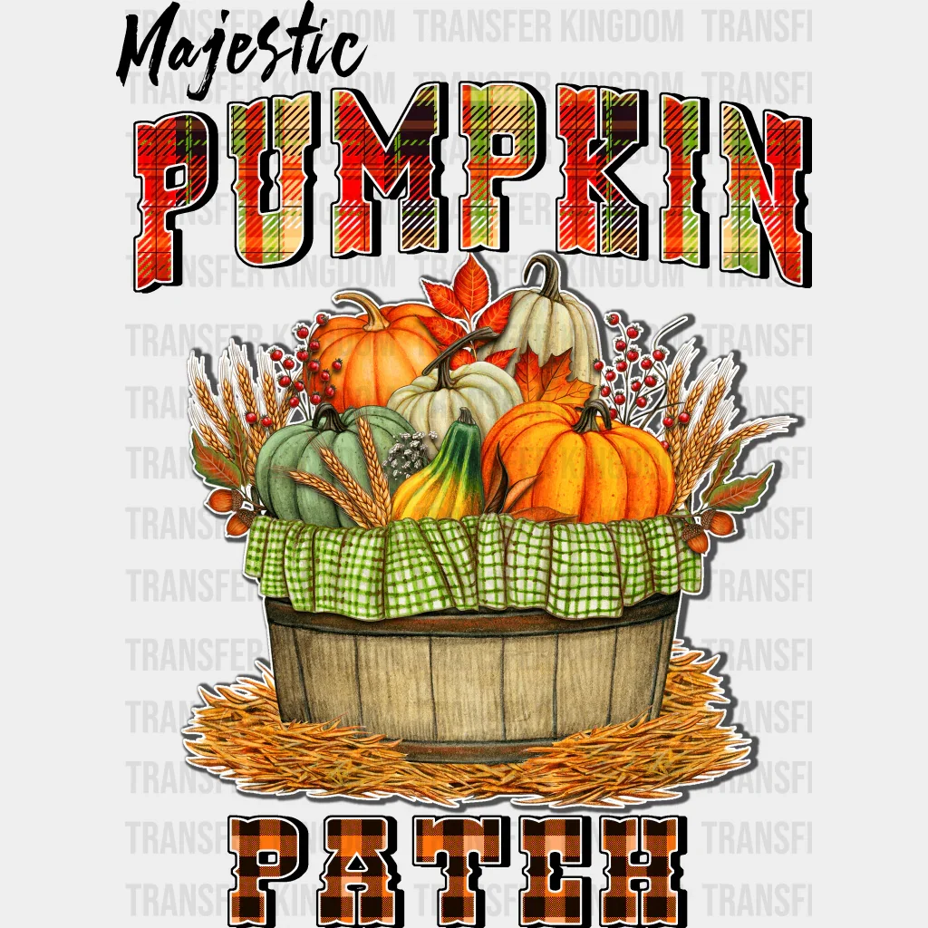 Majestic Pumpkin Pateh - Fall DTF Transfer