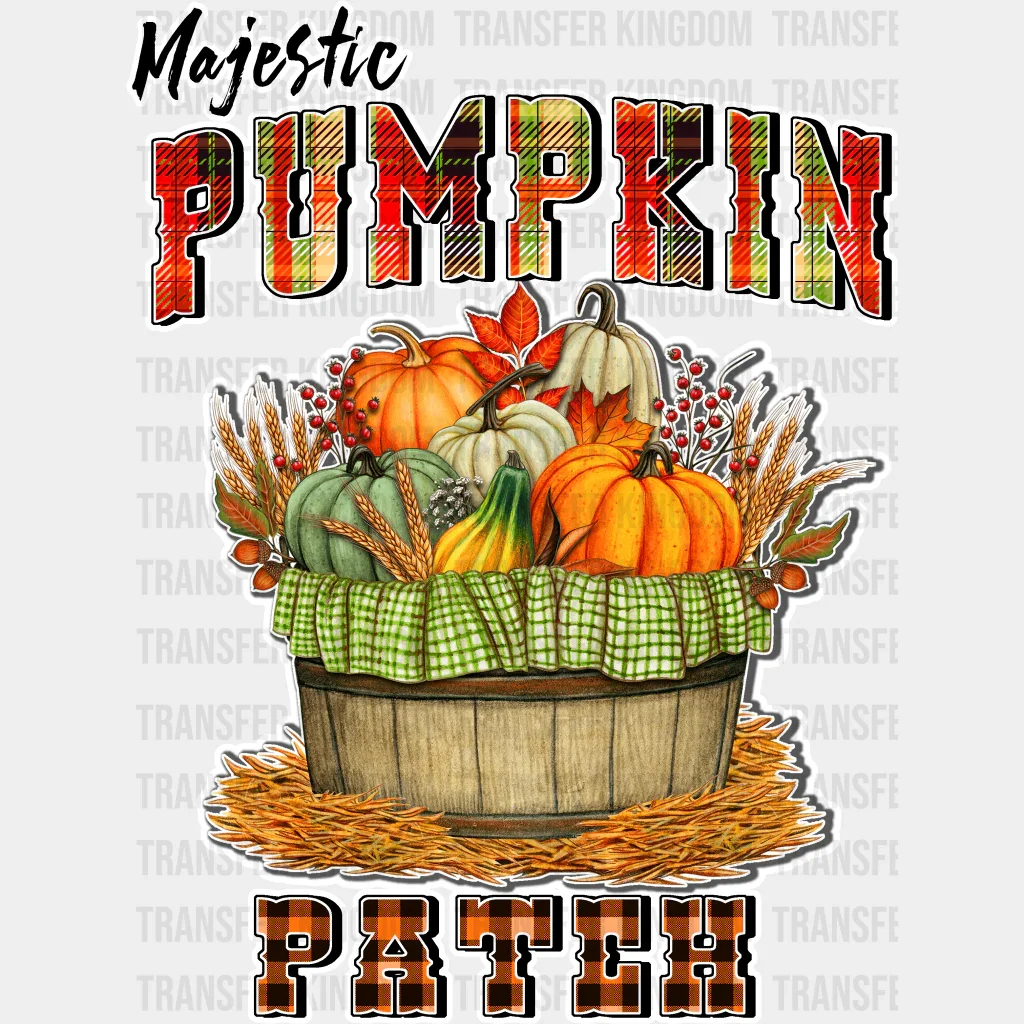 Majestic Pumpkin Pateh - Fall DTF Transfer - Image 2