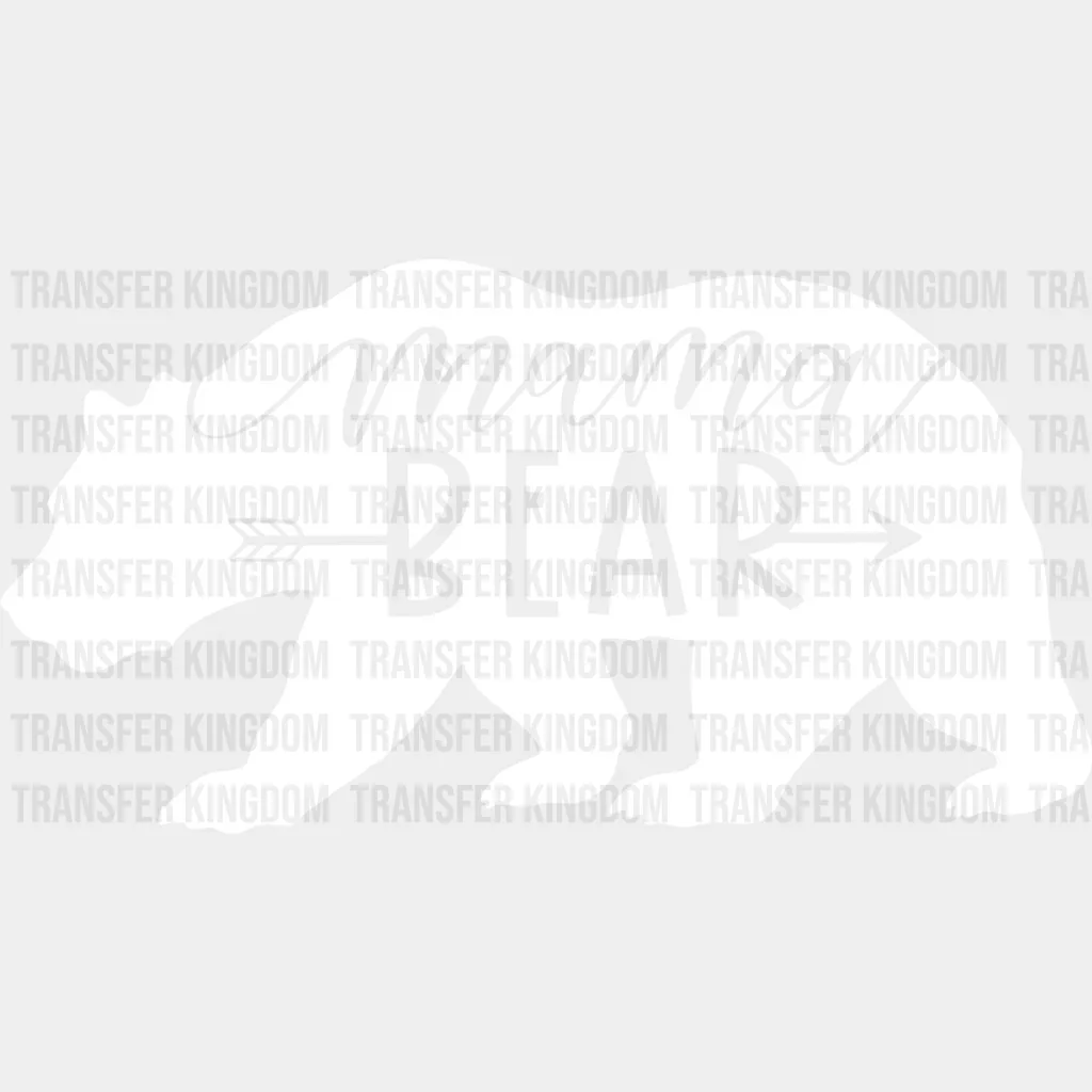 Mama Bear - Mom Life Design - DTF heat transfer - Image 2