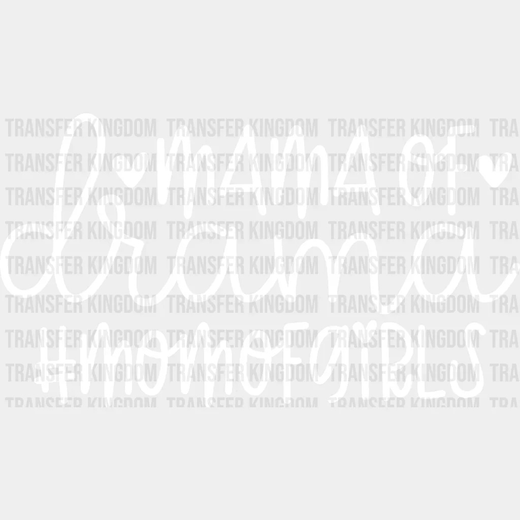 Mama of Drama Mom of Girls  - Mothers Day  - Funny Mom - Design - DTF heat transfer - Image 2