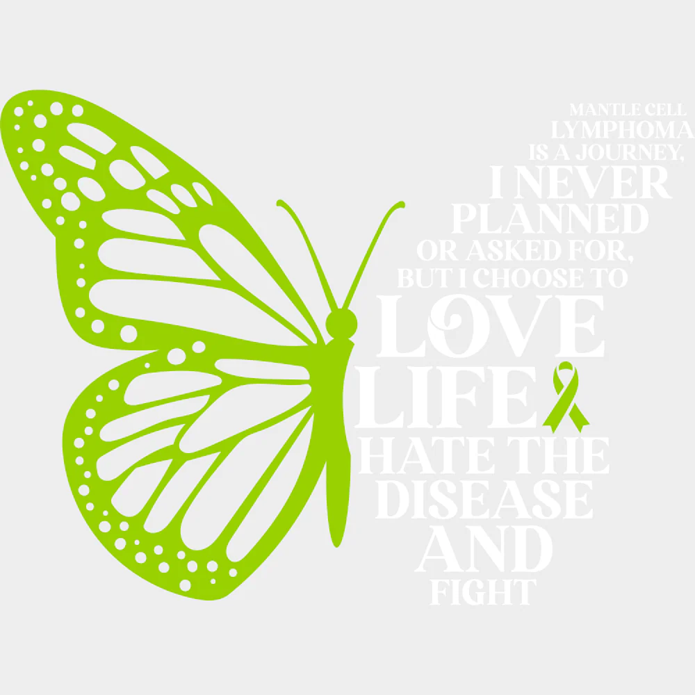 Mantle Cell Lymphoma Is A Journey - Lymphoma DTF Transfers - Image 2