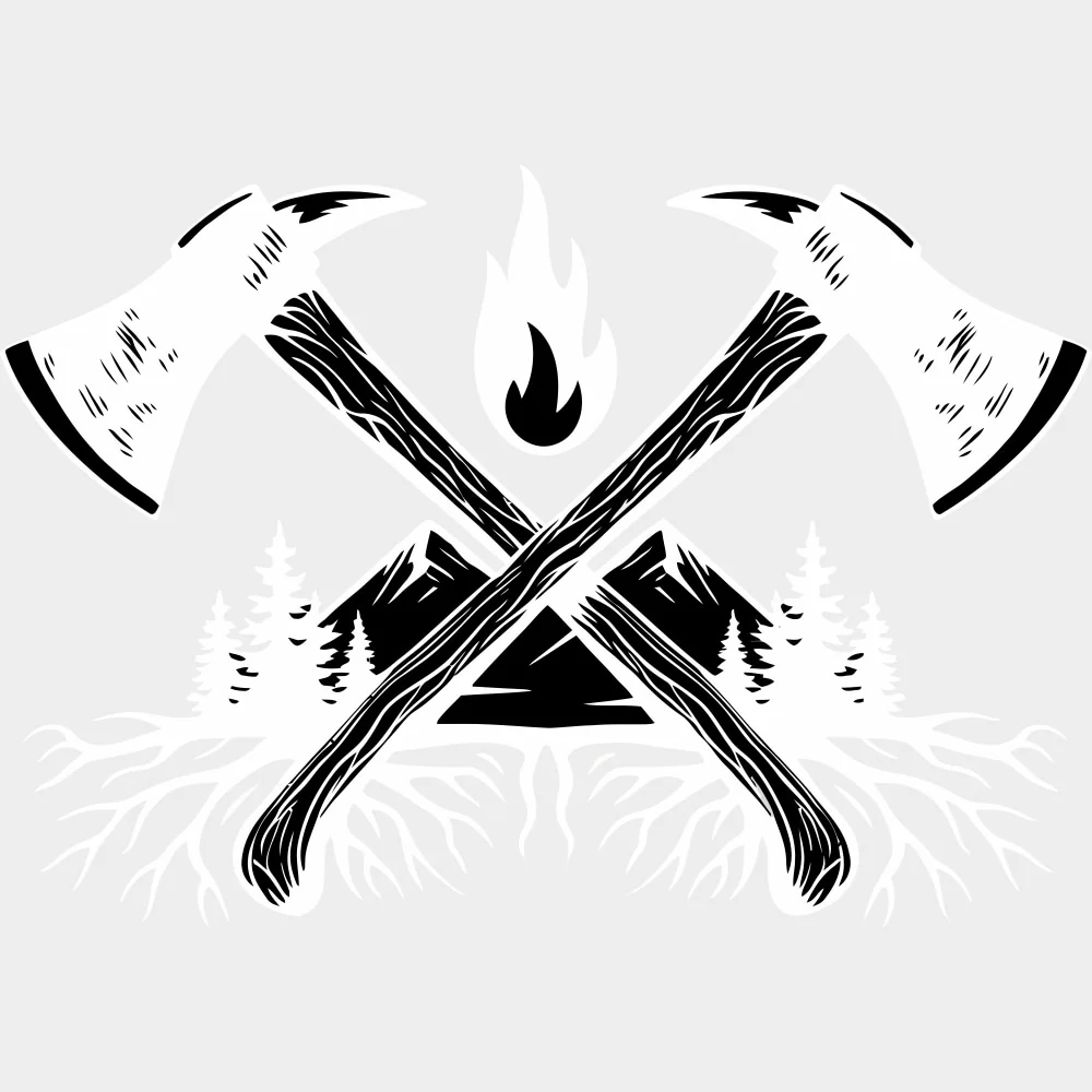 Mountains & Axes - Fire Department DTF Transfers - Image 2