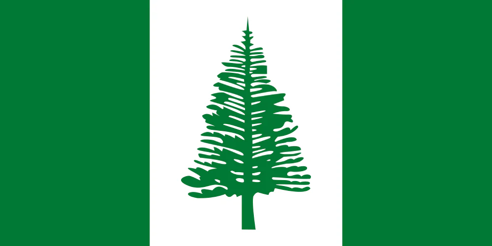 Norfolk Island Flag - Country Flags DTF Transfers