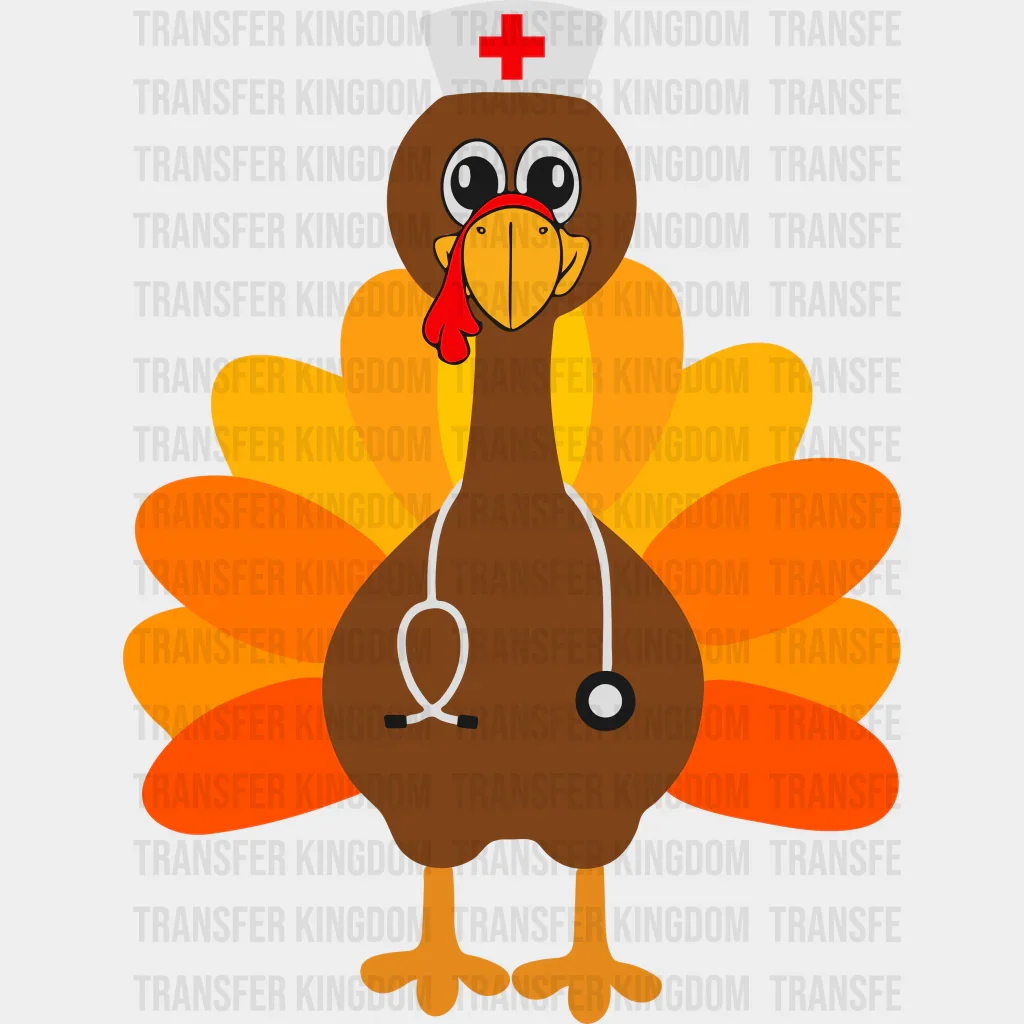 Nurse Turkey - Thanksgiving DTF Transfer