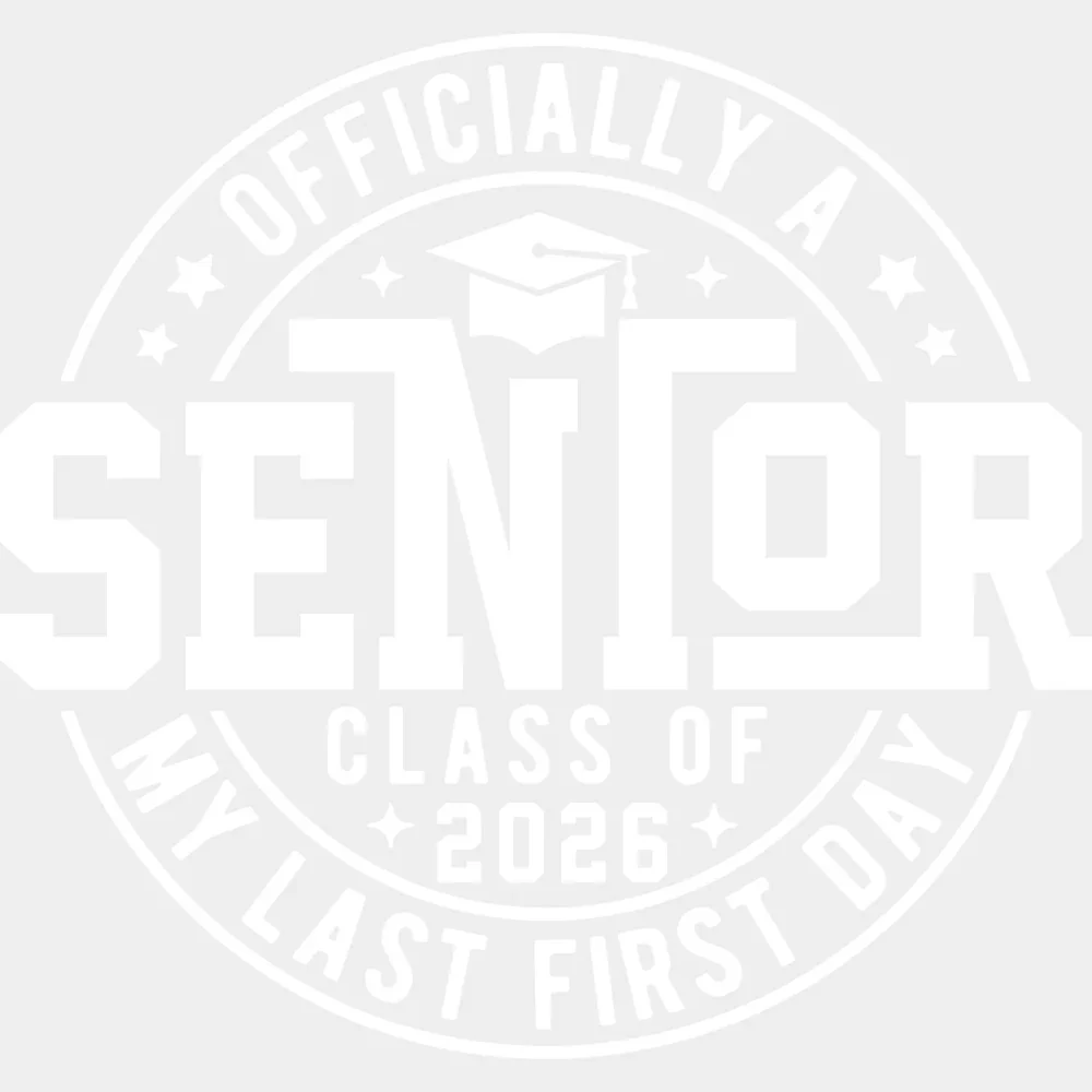 Officially My Last First Day 2026 - Graduation DTF Transfer - Image 2