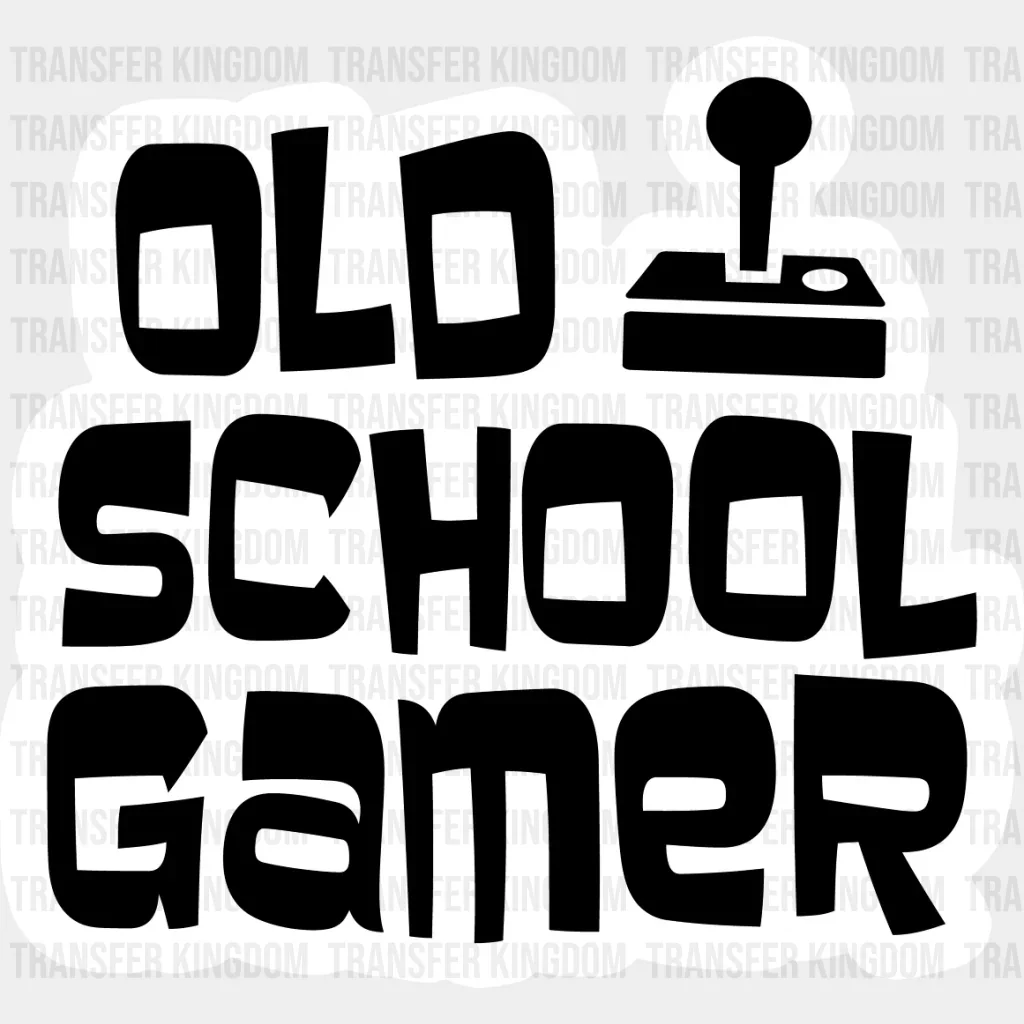 Old School Gamer - Video Game DTF Heat Transfer - Image 2
