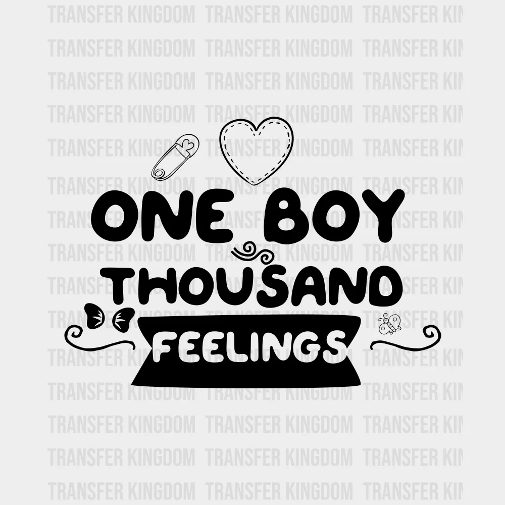 One Boy Thousand Feelings - Baby DTF Transfer