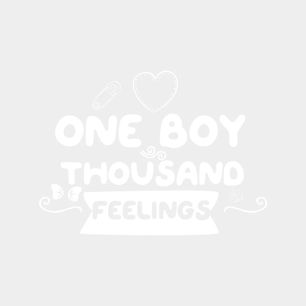 One Boy Thousand Feelings - Baby DTF Transfer - Image 2