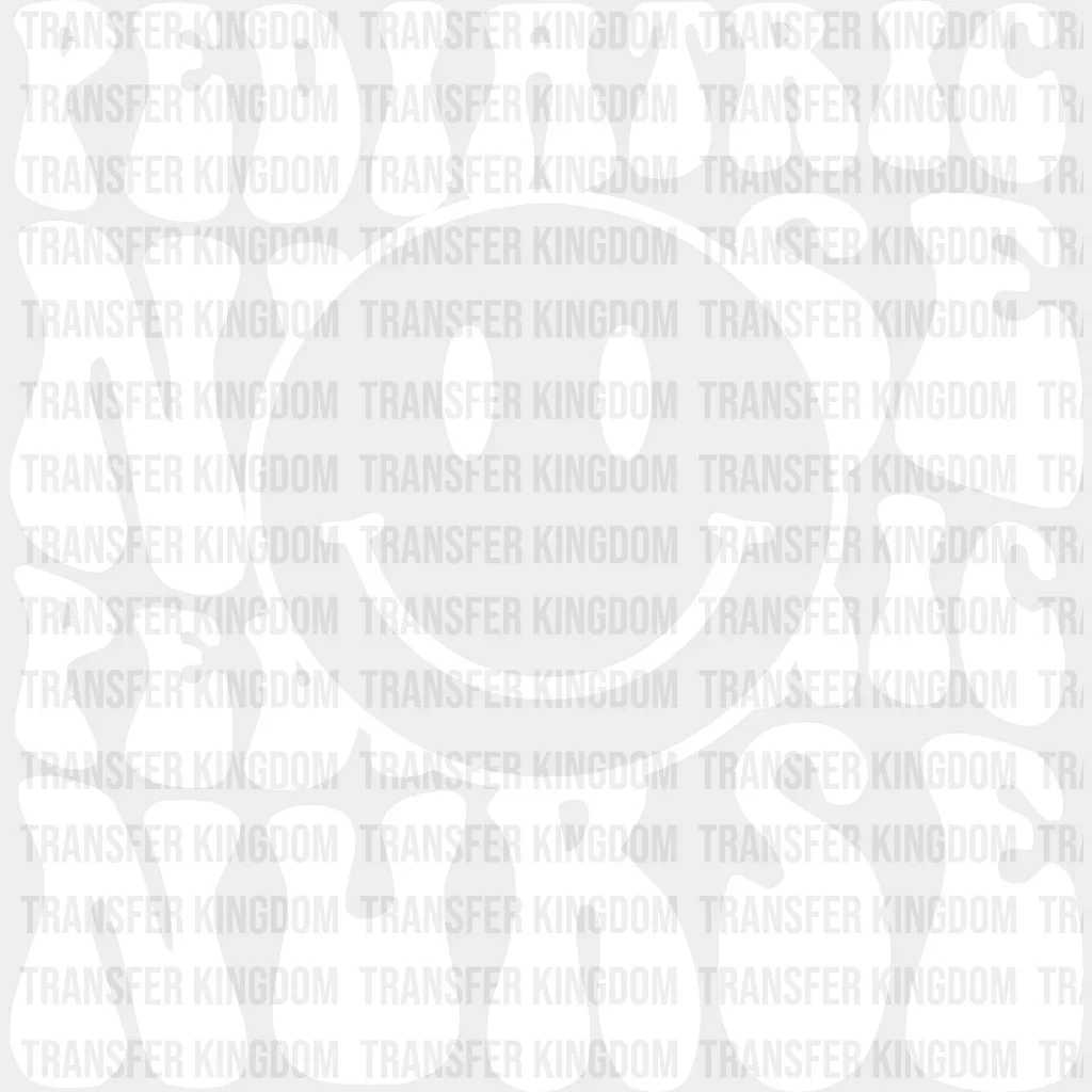 Pediatric Nurse Smiley Design - Pediatric Nurse DTF Transfers - Image 2