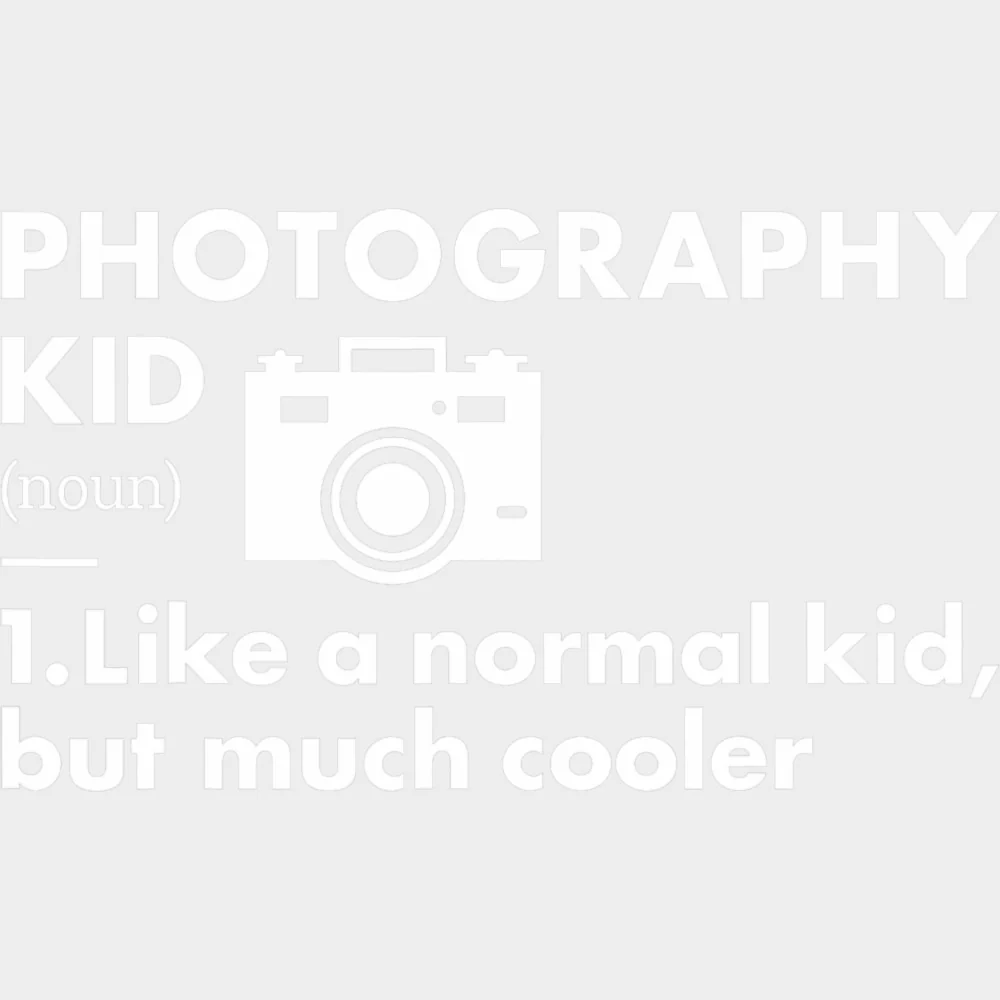 Photography Kid Definition - Photography DTF Transfers - Image 2