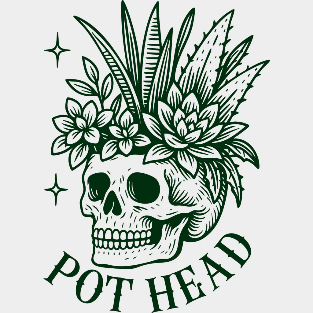 Pot Head - Plants DTF Transfers - Image 3
