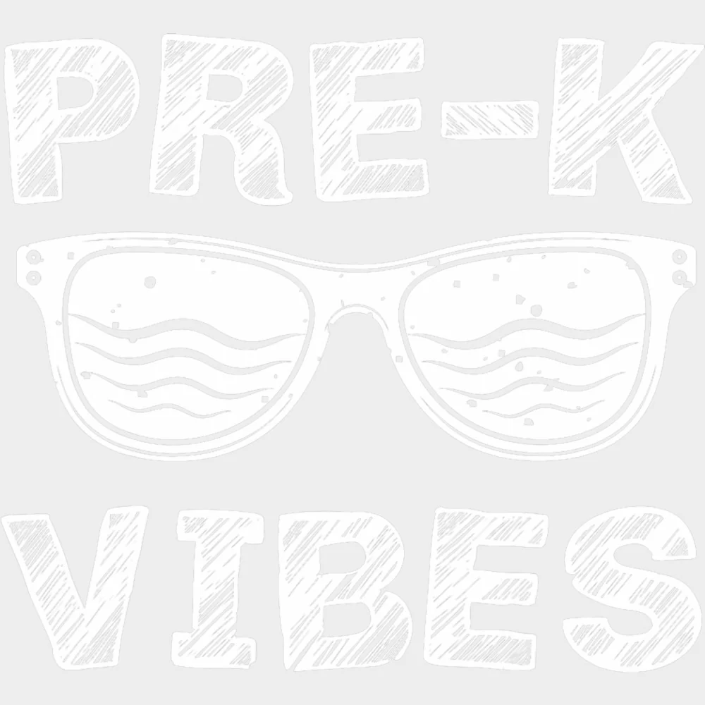Pre-K Vibes Sunglasses B&W - Pre-K DTF Transfers - Image 2