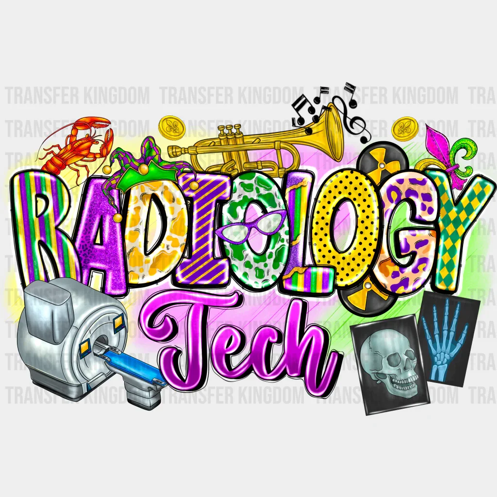 Radiology Tech Design  - Radiology DTF Transfers