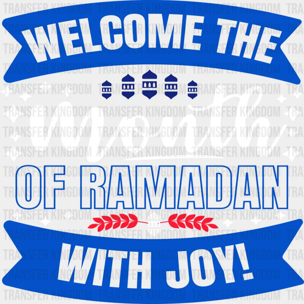 Ramadan With Joy - Muslim DTF Transfer - Image 2
