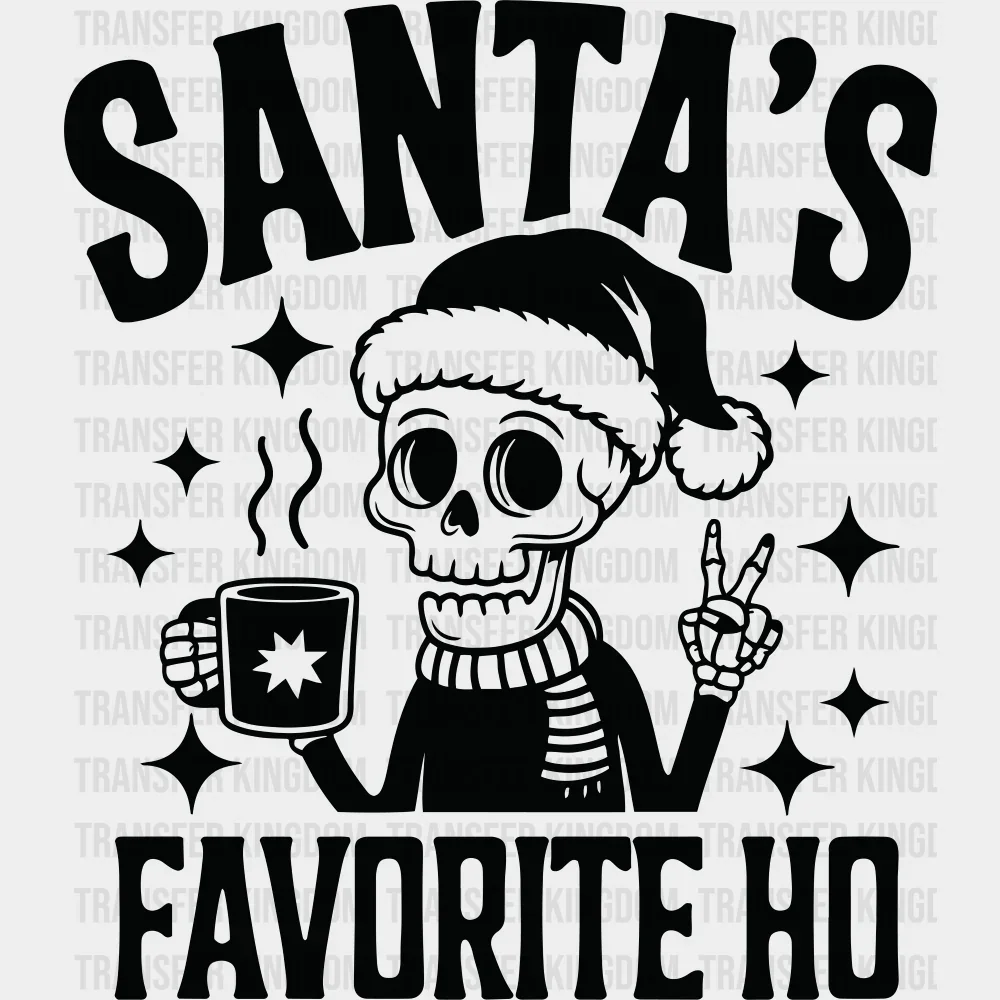 Santa's Favorite Ho - Christmas DTF Transfer