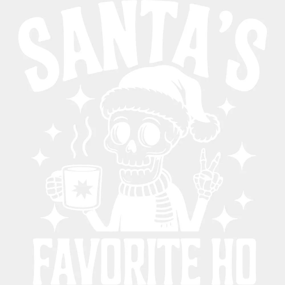 Santa's Favorite Ho - Christmas DTF Transfer - Image 2