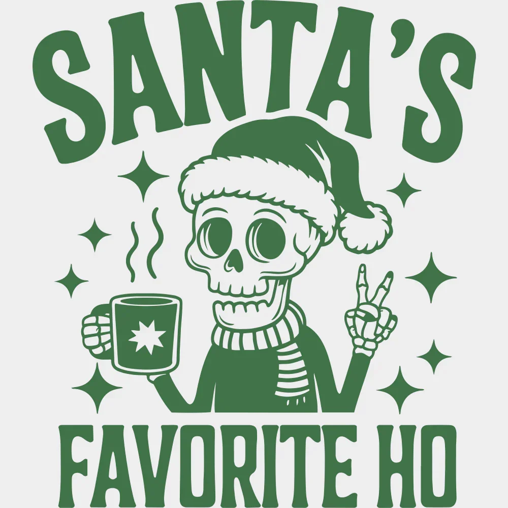 Santa's Favorite Ho - Christmas DTF Transfer - Image 3