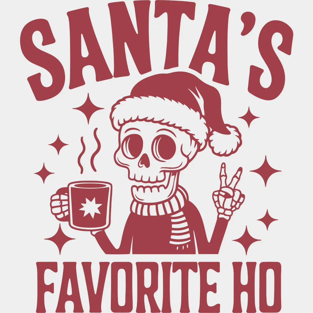 Santa's Favorite Ho - Christmas DTF Transfer - Image 4