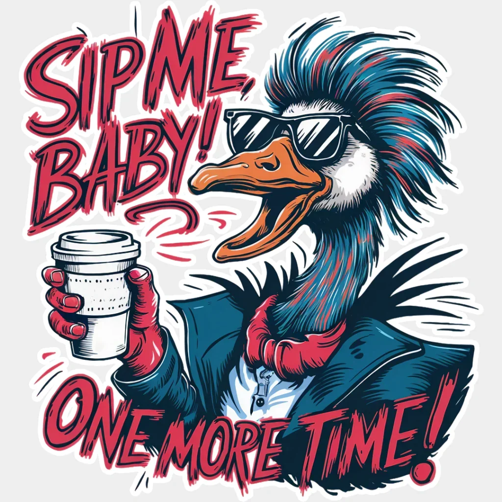Sip Me Baby One More Time - Coffee DTF Transfer - Image 2