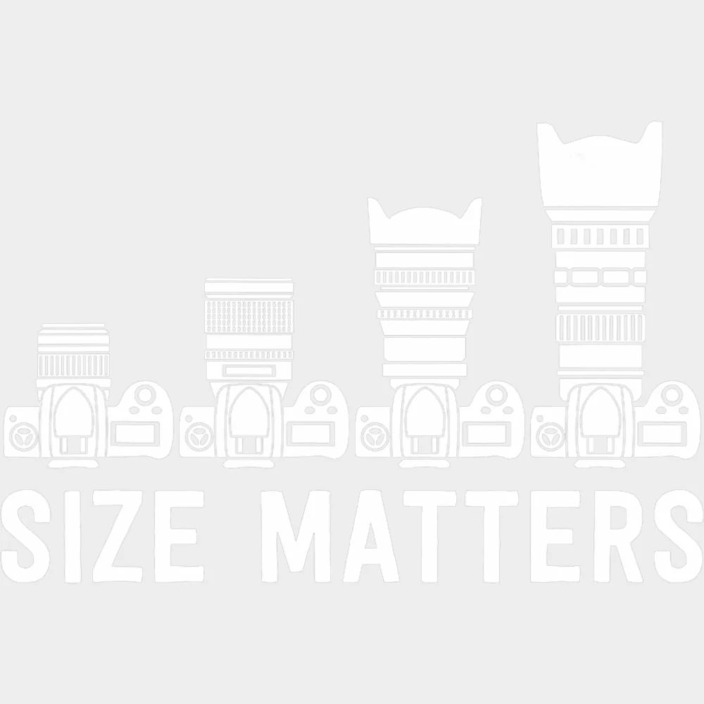 Size Matters B&W Lenses - Photography DTF Transfers - Image 2