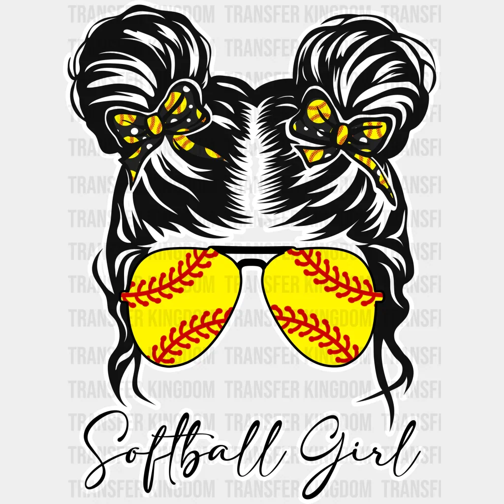 Softball Girl - Softball DTF Heat Transfer - Image 2