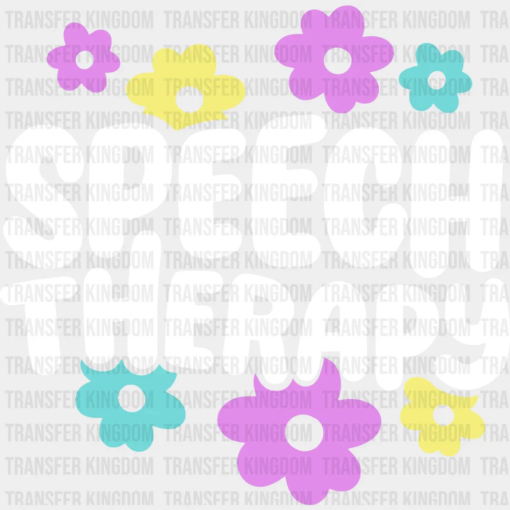 Speech Therapy Design  - Therapist DTF Heat Transfer - Image 2