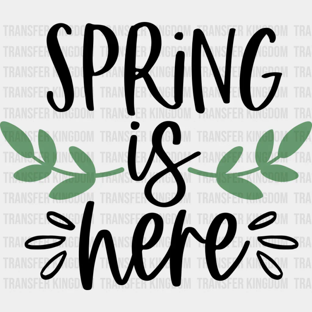Spring Is Here - Spring DTF Transfer