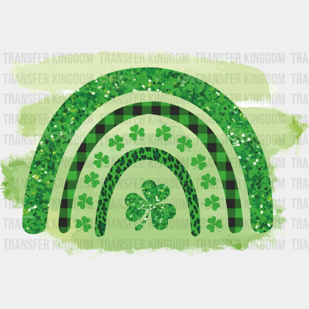 St. Patrick's Day Rainbow Design - St. Patrick's Day DTF heat transfer