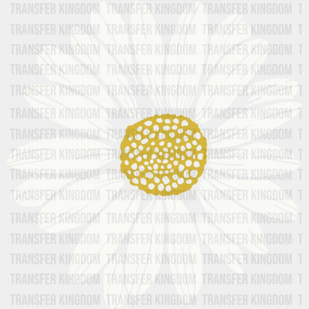 Daisy design- DTF heat transfer