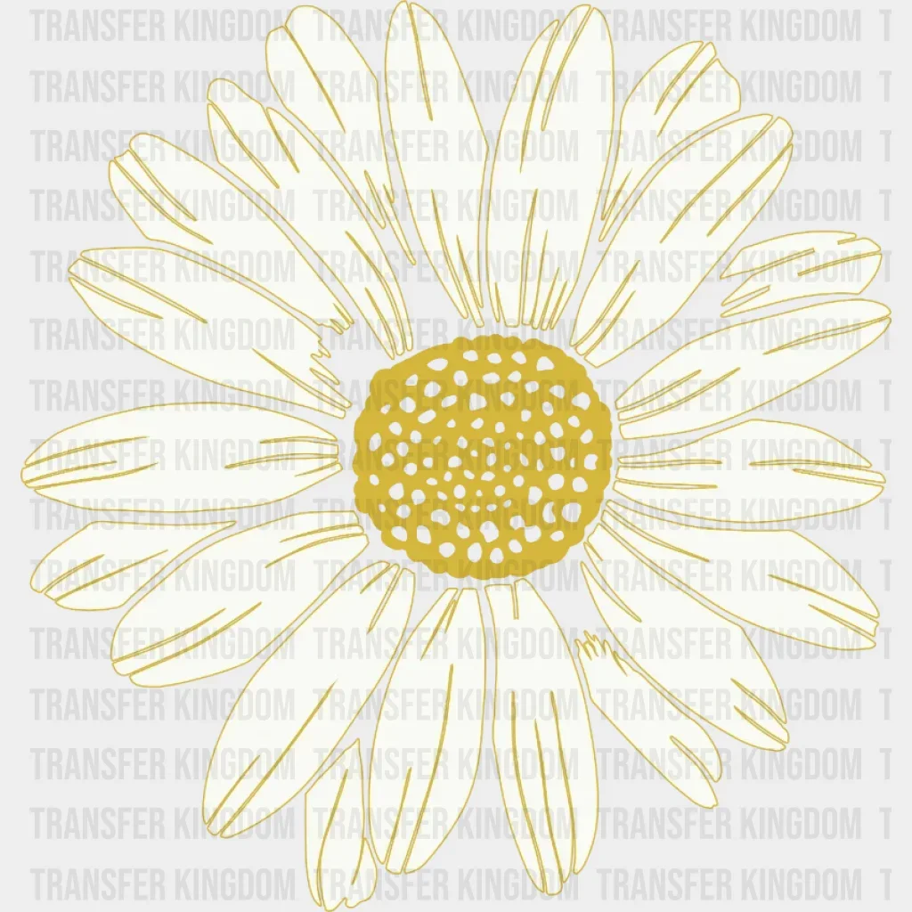 Daisy design- DTF heat transfer - Image 2