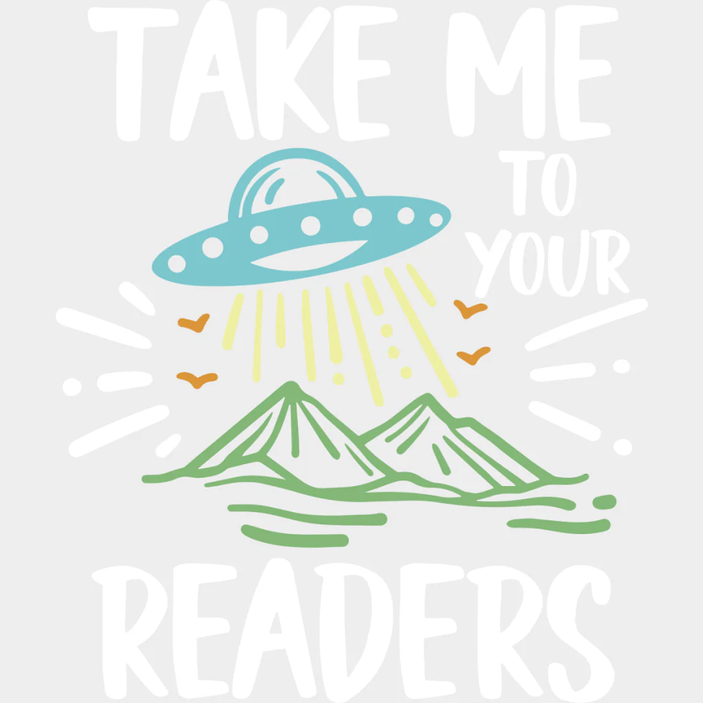 Take Me To Your Readers - Librarian DTF Transfers - Image 2