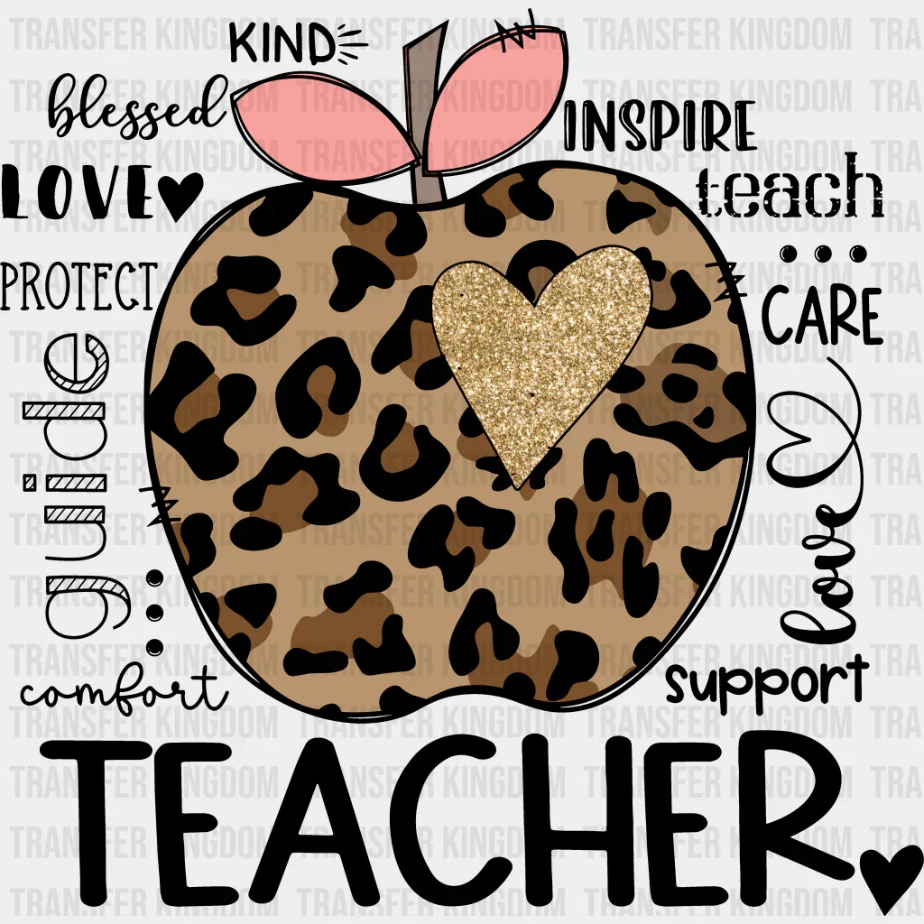 Teacher 100 Days School Design - DTF heat transfer