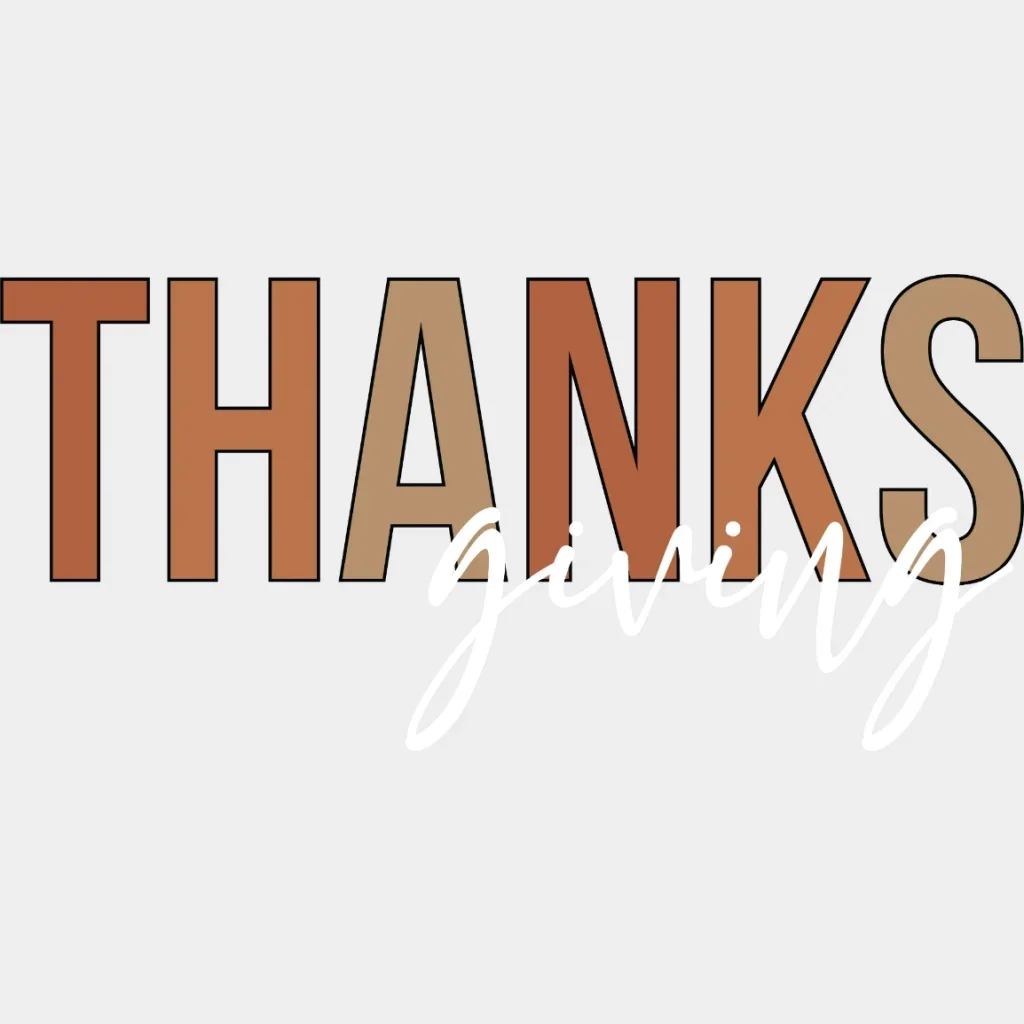 Thanksgiving Design - DTF heat transfer - Image 2