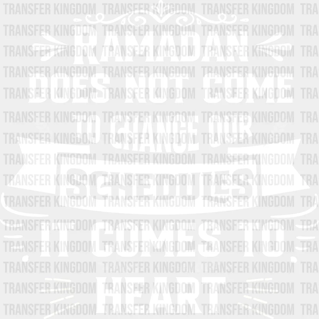 To Change Our Schedules - Muslim DTF Transfer - Image 2