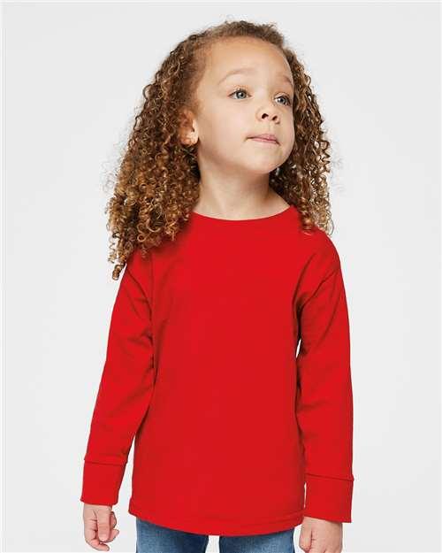 Toddler Fine Jersey Long Sleeve Tee - 3302 - Image 13