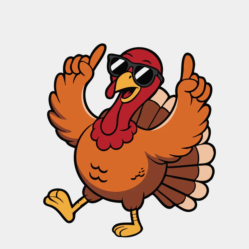 Turkey Gravy, Beans And Rolls - Thanksgiving DTF Transfer - Image 2