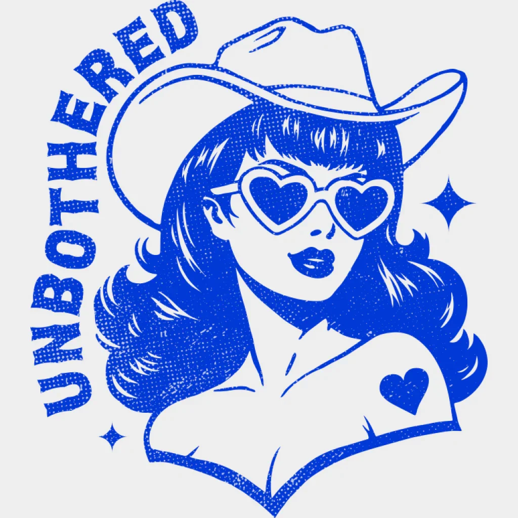 Unbothered Cowgirl - Cowgirl DTF Transfer - Image 2