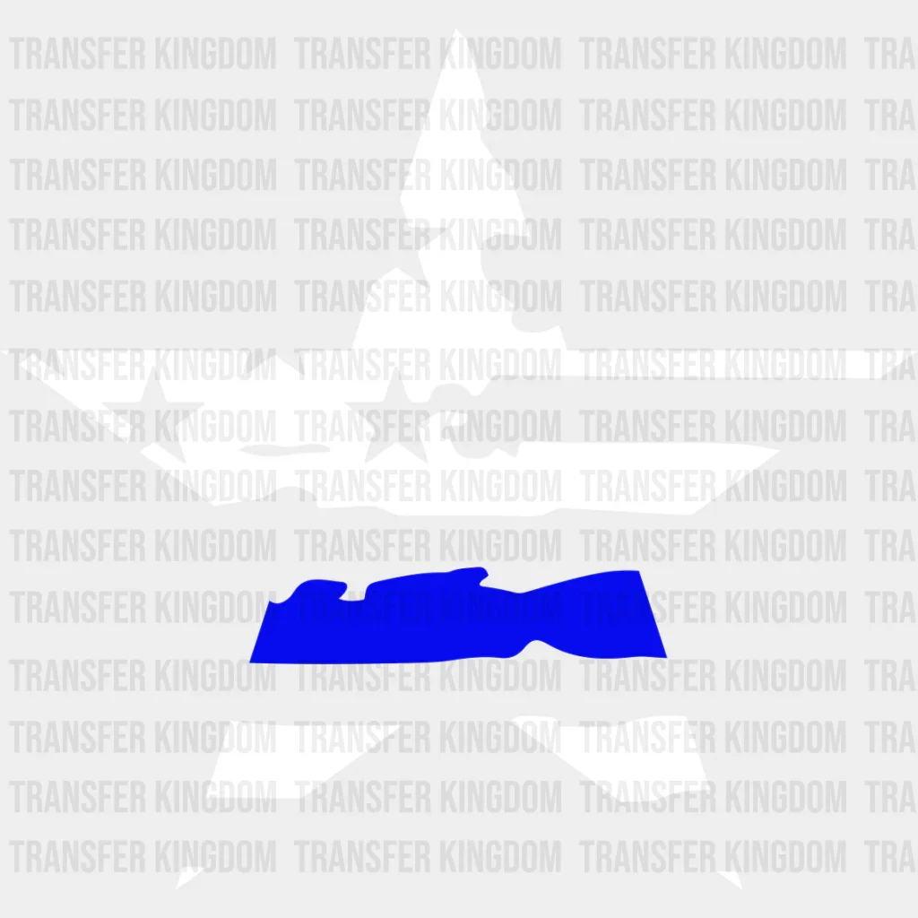 US Flag Star Design - Police DTF Heat Transfer - Image 2